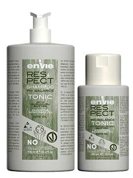 ENVIE Respect Vegan TONIC Shampoo. Tonizējošs šampūns krāsotiem un ķīmiski apstrādātiem matiem.