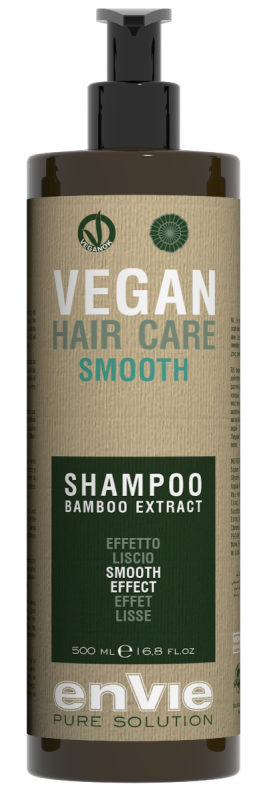 ENVIE Vegan Shampoo Bamboo Extract. Nogludinošs šampūns. Satrur bambusa ekstraktu. 500 ml.