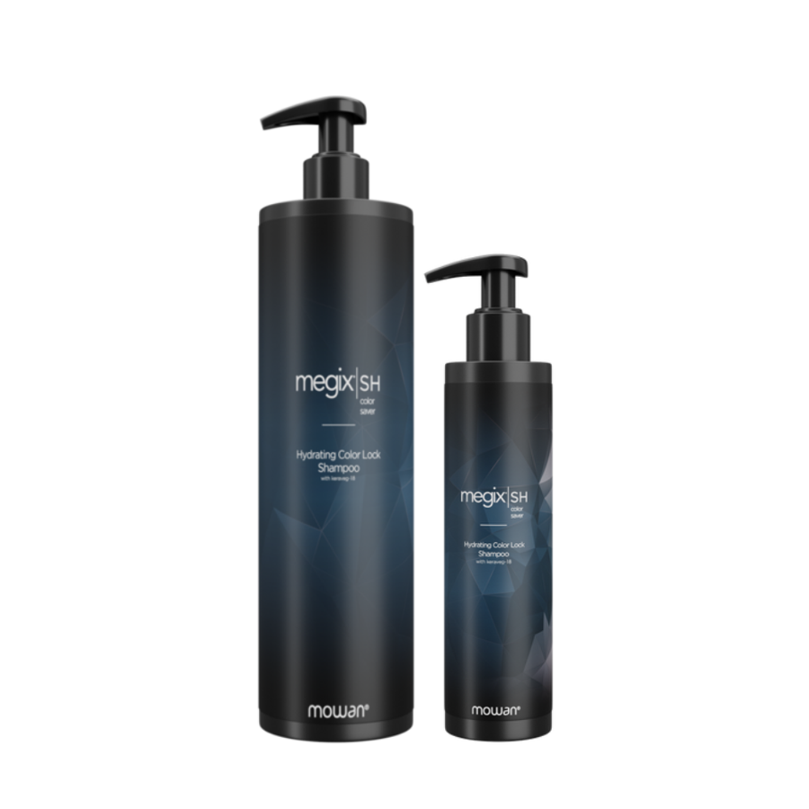 MOWAN MEGIX Hydrating Color Lock Shampoo. Mitrinošs šampūns, īpaši piemērots krāsotiem matiem.