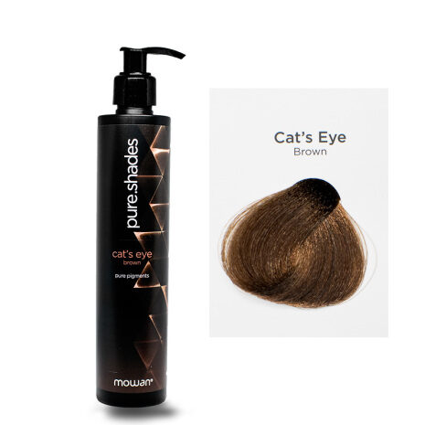 MOWAN Pure.Shades Pure Pigments. Tonējoša matu krāsa/maska CAT'S EYE BROWN, 250 ml.