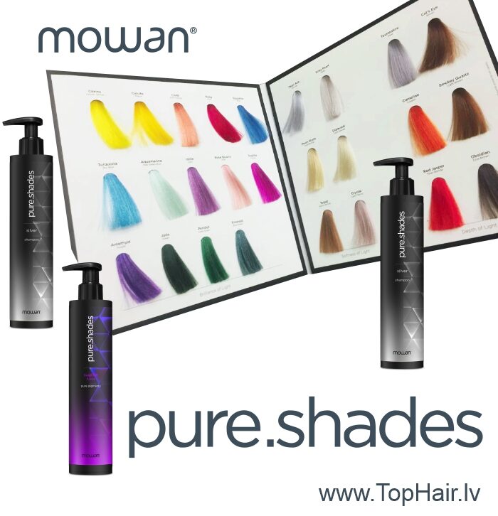 MOWAN Pure.Shades Pure Pigments. Tonējoša matu krāsa/maska TURQUOISE SKY BLUE, 250 ml.