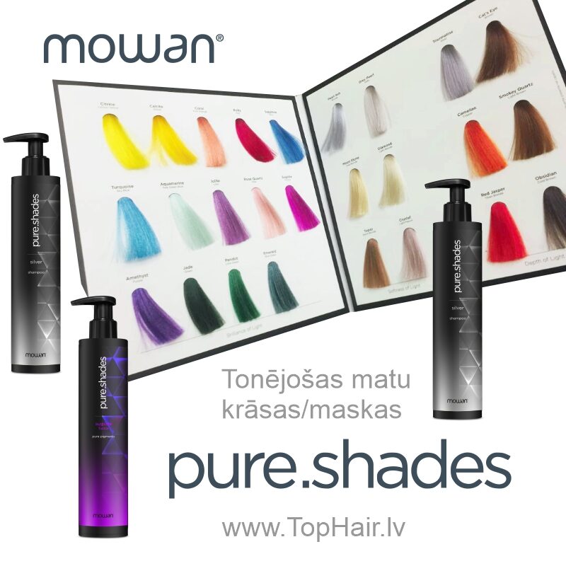MOWAN Pure.Shades Pure Pigments. Tonējošas matu krāsas/maskas.