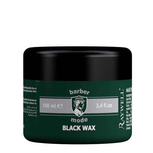 RAYWELL Barber Mode Black Wax. Melns vīriešu matu vasks. 100 ml.