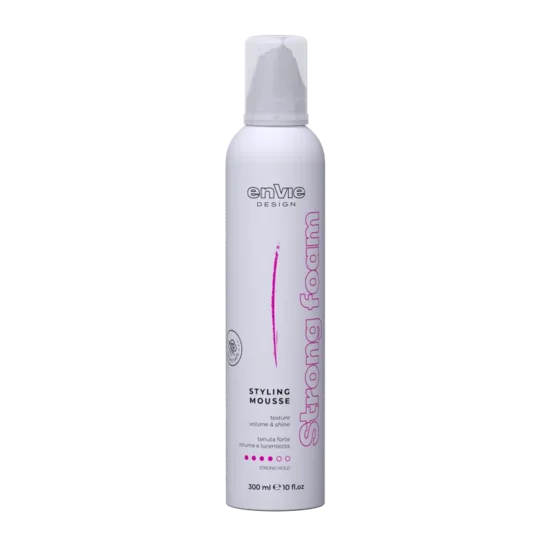 ENVIE Design Styling Mousse Strong Foam. Stipras fiksācijas matu putas. 300 ml.