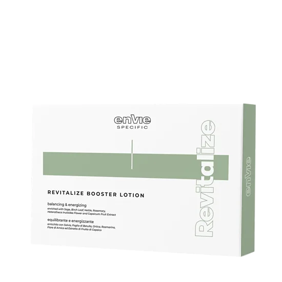 ENVIE Specific Revitalize Booster Lotion. Strengthening, invigorating, energizing. Toniks/losjons pret matu izkrišanu. 10 ampulas x 10 ml.