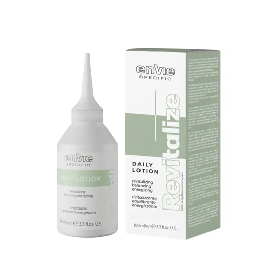 ENVIE Specific Revitalize Daily Lotion. Revitalizing, balancing, energizing. Toniks/losjons pret matu izkrišanu. 100 ml.