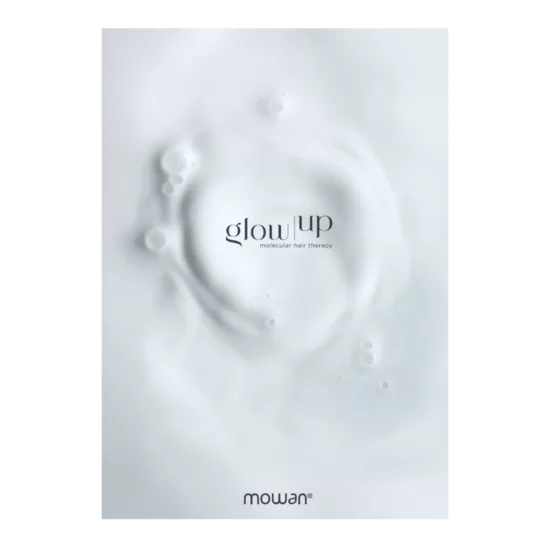 MOWAN Glow Up brošūra angļu valodā
