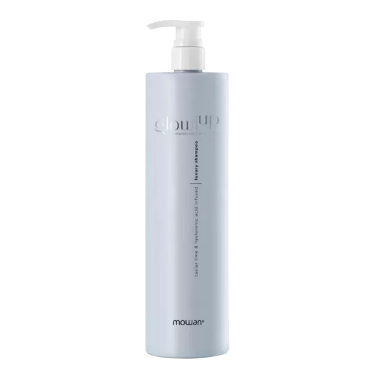 MOWAN Glow Up Luxury Shampoo. Molekulārās matu terapijas luksusa šampūns ar Austrālijas laima ekstraktu. 1000 ml.