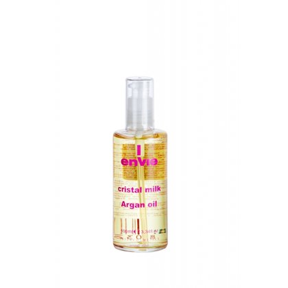 ENVIE Cristal Milk Argan Oil. Kristālu serums ar argana eļļu visu matu tipu kopšanai. 100 ml.