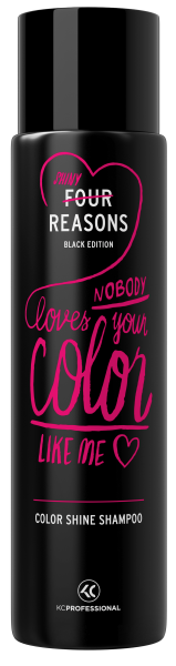 Four Reasons Black Edition Color Shine Shampoo. Šampūns krāsotiem matiem. 300 ml.