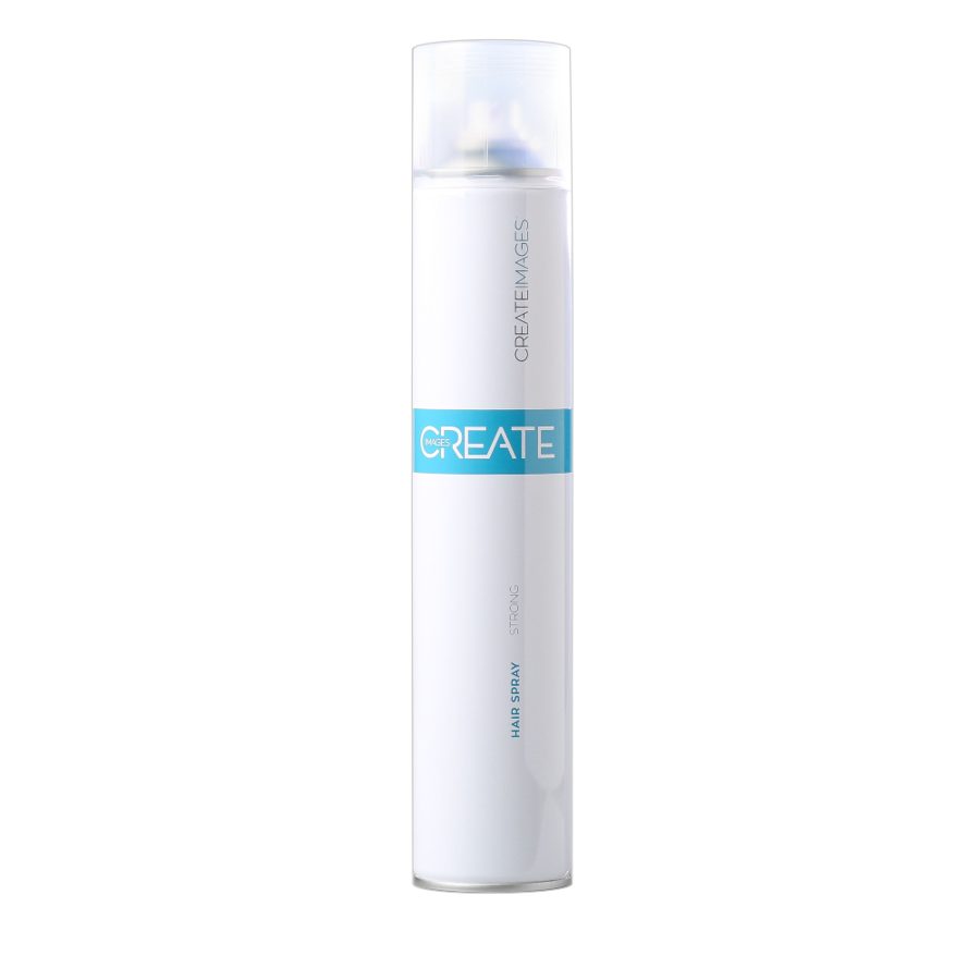 MOWAN Create Images Hairspray Strong. Aerosola elastīgas fiksācijas matu laka. 500 ml.