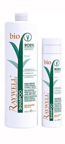 RAYWELL Bio Nature Shampoo Equlibrante. Normalizējošs šampūns taukainai galvas ādai un sausiem matiem. pH 5,7.