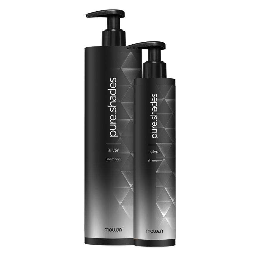 MOWAN Pure.Shades Silver Shampoo. Sudraba šampūns sirmiem, blondiem un balinātiem matiem.