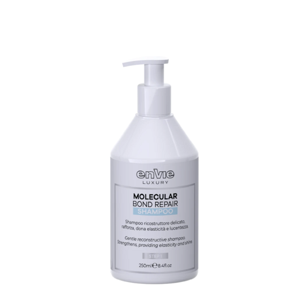 ENVIE Luxury Molecular Bond Repair Shampoo.  Matu molekulāro struktūru atjaunojošs šampūns. 250 ml.