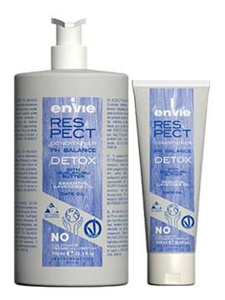 ENVIE Respect Vegan DETOX Conditioner. Neitralizējošs balzams krāsotiem un ķīmiski apstrādātiem matiem.