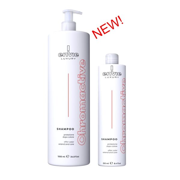 ENVIE Luxury Shampoo Chromactive. Granātābolu šampūns krāsotiem un apstrādātiem matiem.