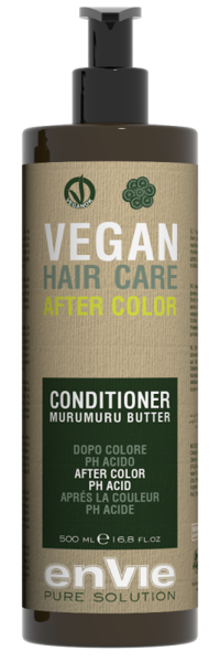 ENVIE Vegan Cond. Murumuru Butter. Balzams krāsotiem matiem. Satur murumuru palmas sēklu eļļu. Skābs pH. 500 ml.