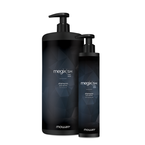 MOWAN MEGIX Color Saver Shampoo. Šampūns krāsotiem matiem un citiem matu tipiem. pH 5,3.