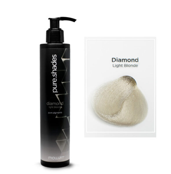 MOWAN Pure.Shades Pure Pigments. Tonējoša matu krāsa/maska DIAMOND LIGHT BLONDE, 250 ml.