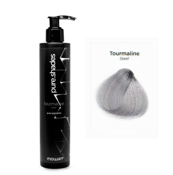 MOWAN Pure.Shades Pure Pigments. Tonējoša matu krāsa/maska TOURMALINE STEEL, 250 ml.