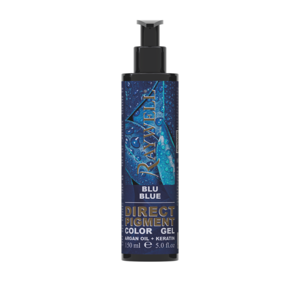 RAYWELL tonējoša gelveida matu krāsa BLU – BLUE. 150 ml.