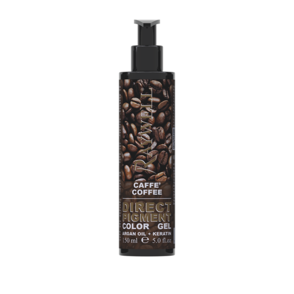 RAYWELL tonējoša gelveida matu krāsa CAFFE' – COFFEE. 150 ml.