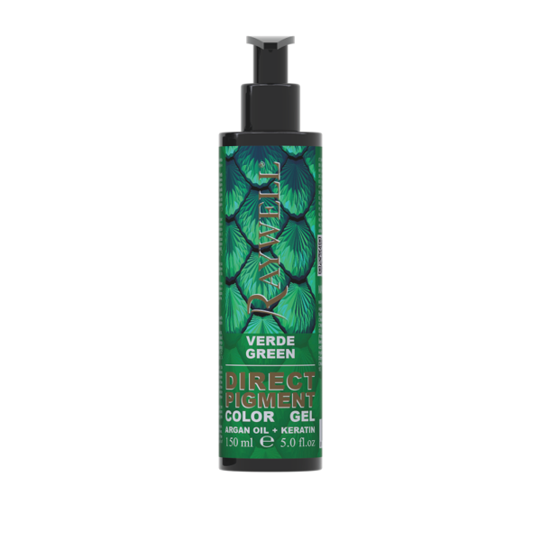 RAYWELL tonējoša gelveida matu krāsa VERDE – GREEN. 150 ml.
